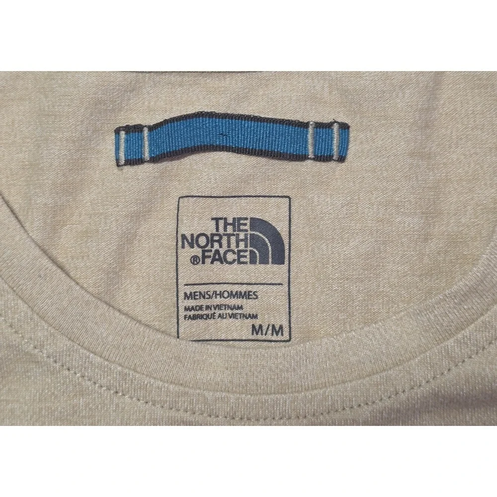 The North Face Mens Size M Beige Long‎ Sleeve Pullover